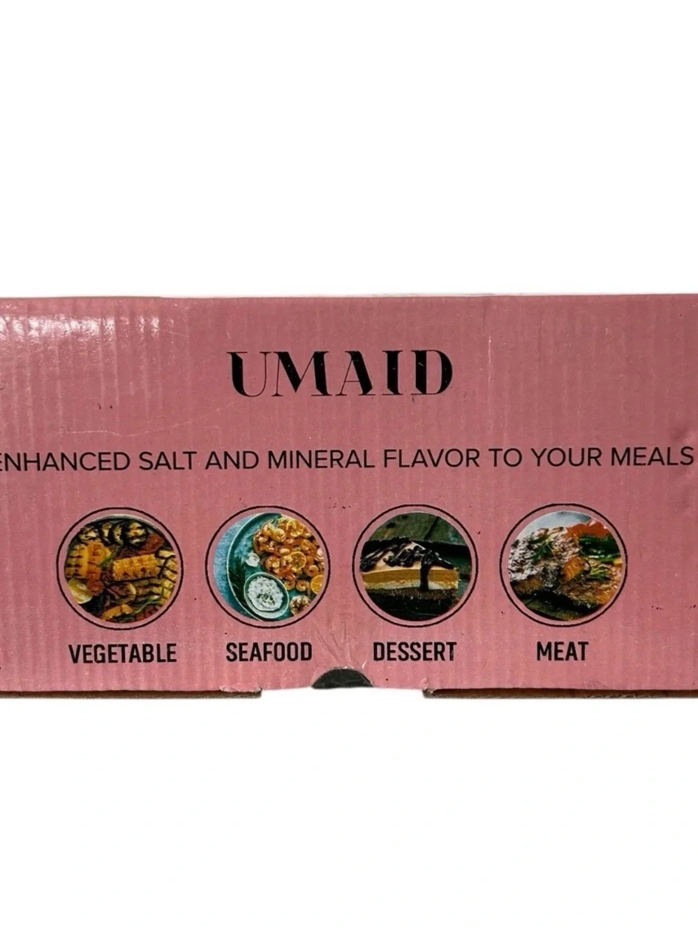 Pink Himalayan Salt Block Cooking Plate with Metal Iron Tray